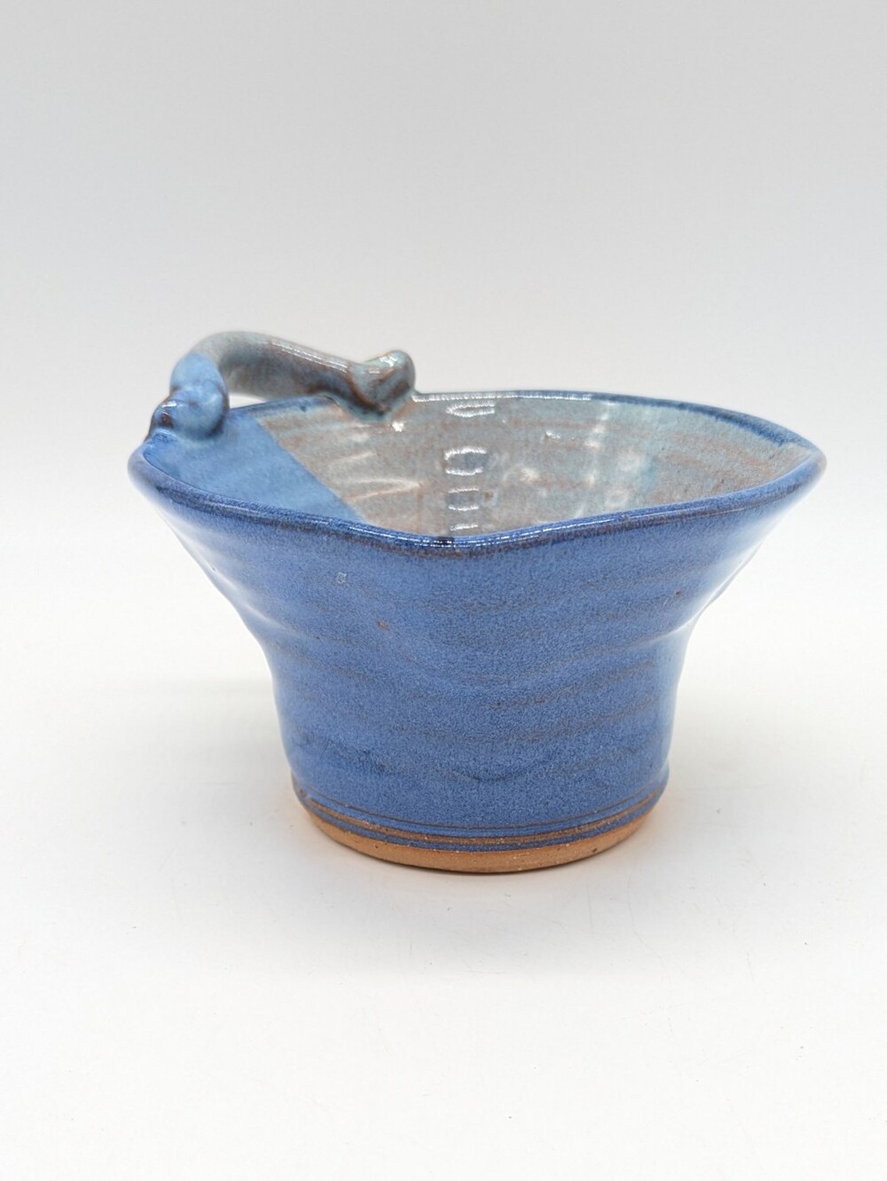 Jamie De Guzman Blue Grey Small Handled Container